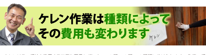 ケレン作業は種類によって費用も変わる