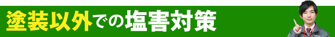 塗装以外での塩害対策