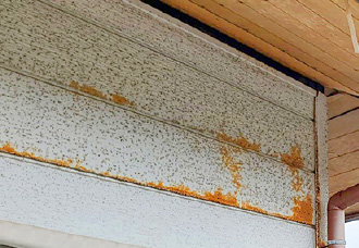 金属サイディングの錆