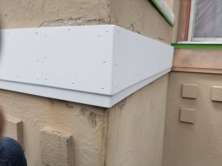 調布市佐須町で外壁塗装工事と一緒に腐食した幕板交換工事 東京の外壁塗装 屋根塗装 塗り替えは街の外壁塗装やさん東東京店へ