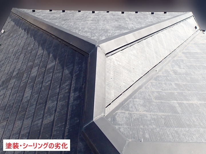 塗装前の屋根の様子