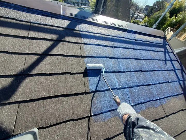 断熱塗料による屋根塗装