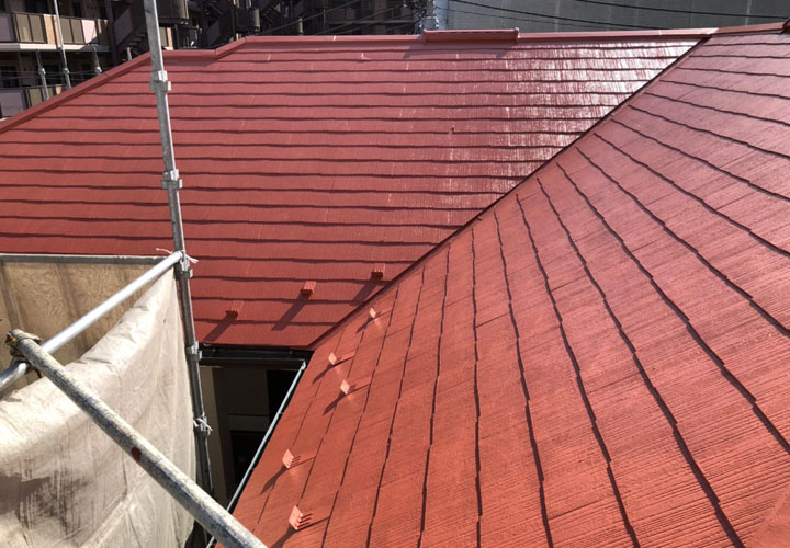 屋根塗装が竣工