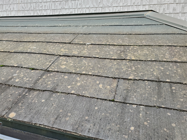 豊島区高田にてスレート屋根の防水性が低下！無料点検にお伺いし屋根塗装工事をご提案！