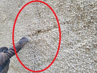 葛飾区白鳥にてひび割れが発生しているモルタル外壁のメンテナンスのご相談