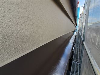 ナノコンポジットWを使用した外壁塗装