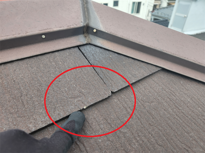 足立区梅田にてスレート屋根のメンテナンスのご相談！屋根塗装工事をご提案致しました！