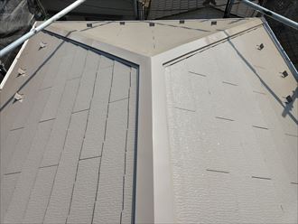 屋根塗装工事が完了