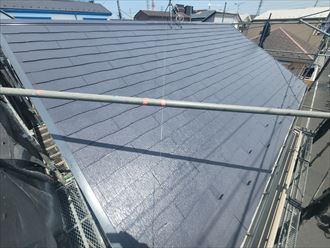 サーモアイSiを使用した屋根塗装工事が完了