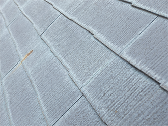 北区神谷にて防水性が低下しているスレート屋根の調査、屋根塗装工事をご提案