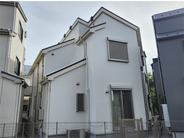 パーフェクトトップを使用した外壁塗装工事