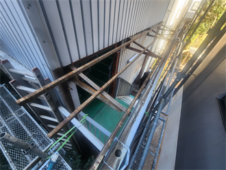 鉄骨屋根の塗装調査