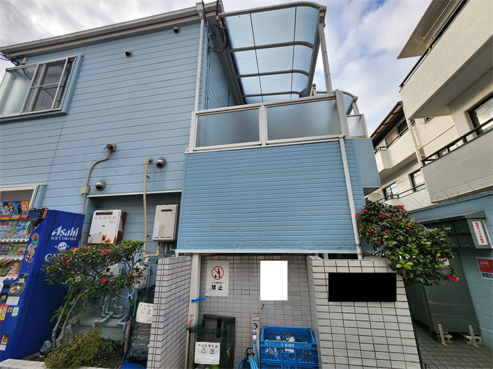 外壁部分塗装工事完了