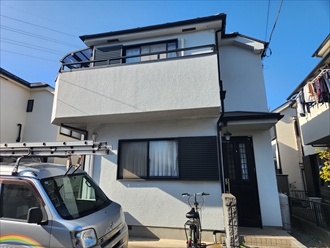 モルタル外壁の塗装の劣化