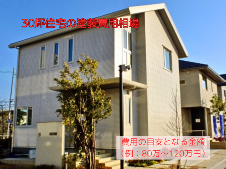 30坪住宅の塗装費用相場