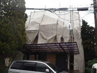 足場・メッシュシート仮設
