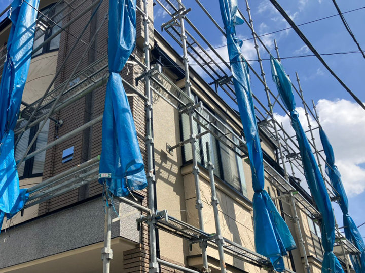 外壁塗装に必要な足場