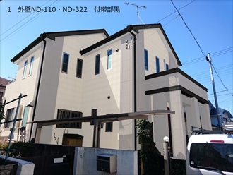 外壁ND-110・ND-322　付帯部黒