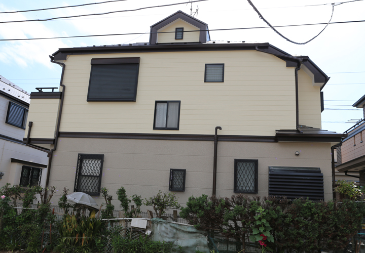 屋根・外壁塗装を終えたお客様邸