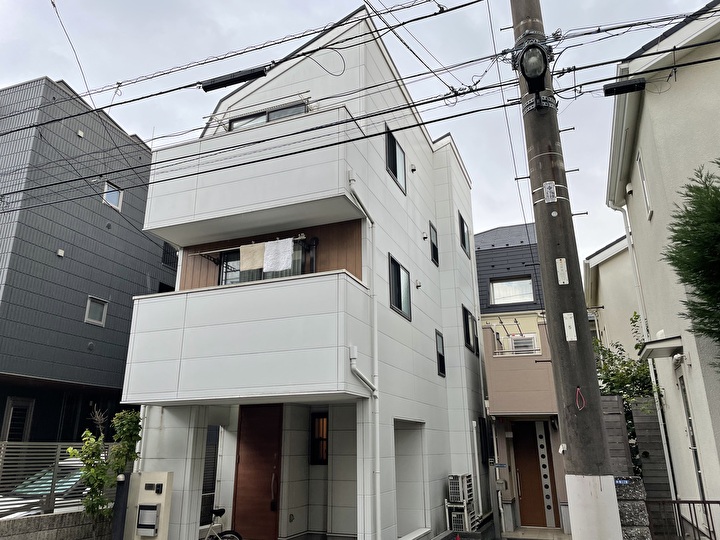 外壁塗装工事施工前の現場調査