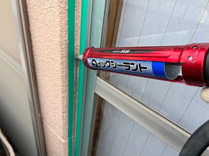 外壁のクラック処理