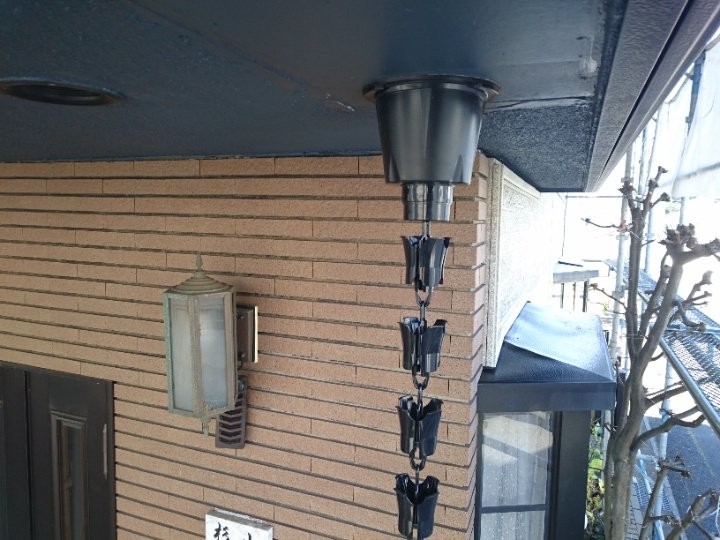 鎖樋の新品交換