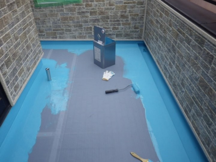 ベランダ防水工事の作業工程