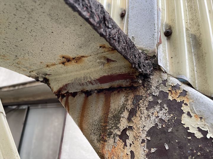 鉄骨階段の固定