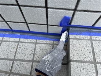 シーリング処理の様子