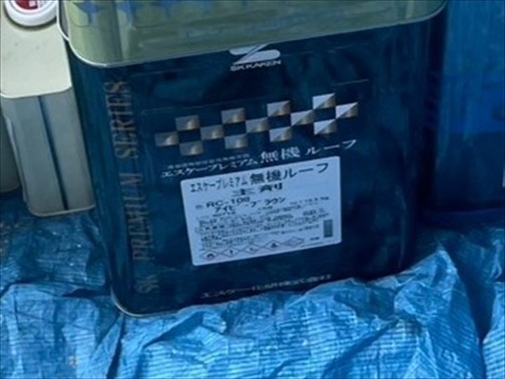 江戸川区一之江にてエスケープレミアム無機ルーフ（アイビーブラウン 