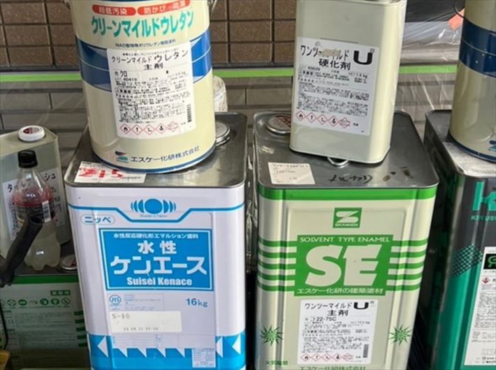 付帯部私用塗料