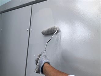 ファインフッソの上塗り工程
