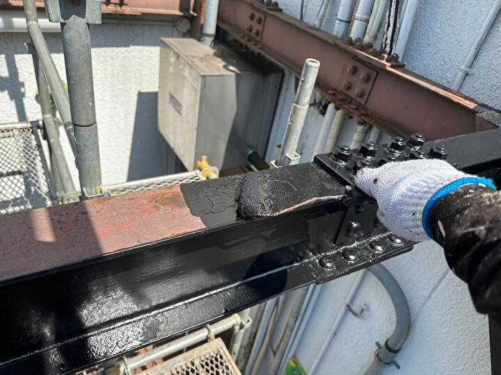 クリーンマイルドウレタンを使った下塗り塗装