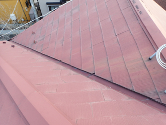 塗膜劣化したスレート屋根