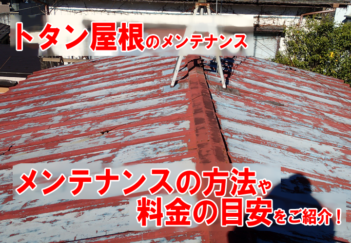 トタン屋根のメンテナンス方法や気になる料金の目安についてご紹介！