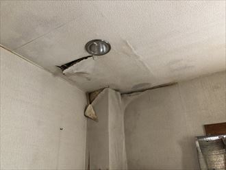 雨漏りによる被害状況