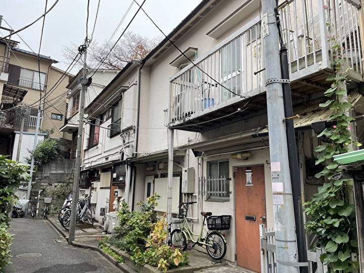 塗装と波板交換工事前に現地調査を実施