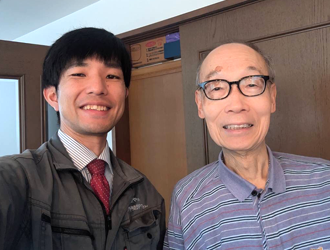 Y様とスタッフ