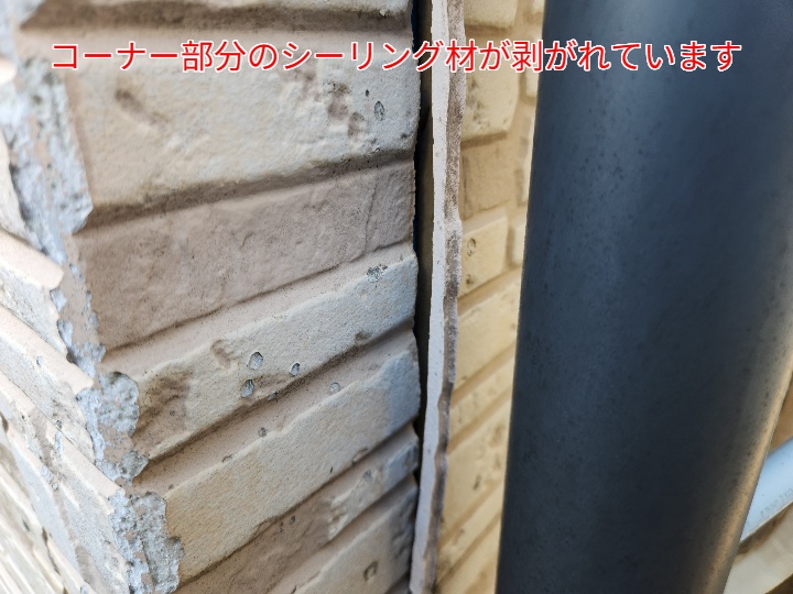 シーリングの剥離