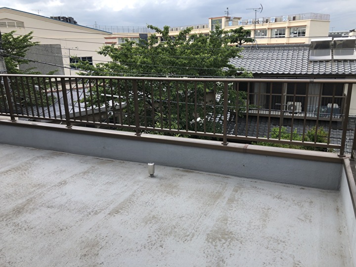 屋上部の浸水箇所の検証