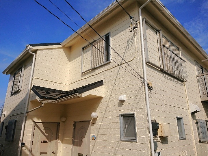 サイディング外壁をプレミアムシリコンで塗装メンテナンスしたお住まい