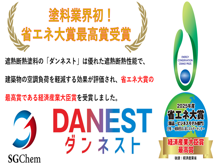 ダンネスト省エネ大賞受賞