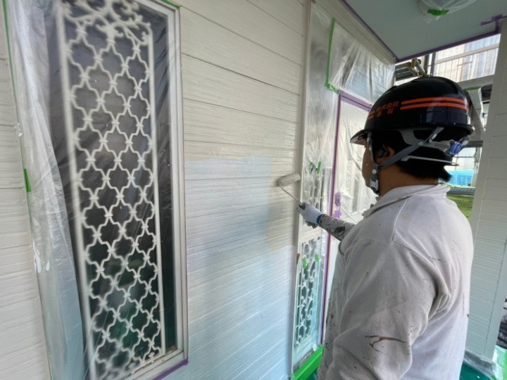 パーフェクトトップを使用した中塗り作業