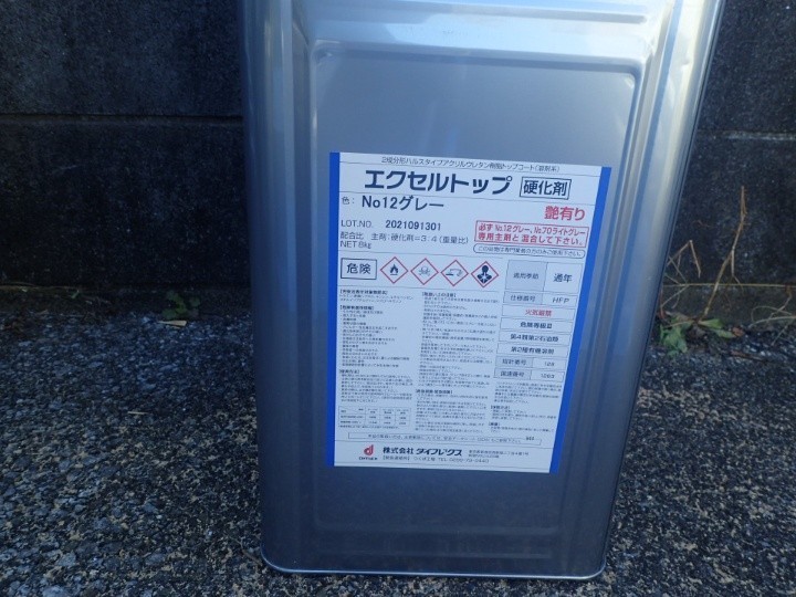 専用のトップコートを塗料材