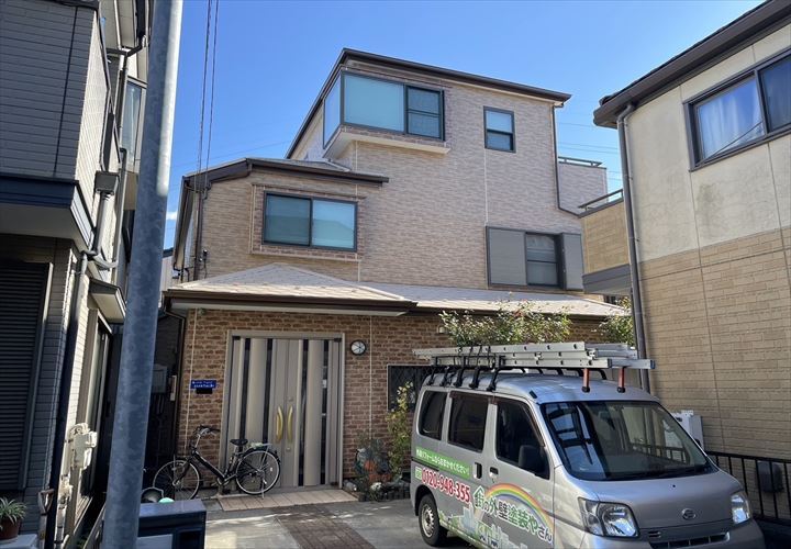 クリア塗装後のお住まい