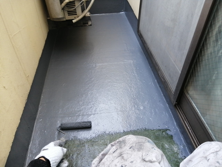 塗って防水紙