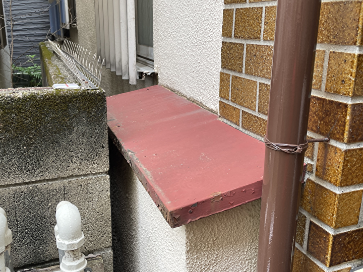 板金塗装工事前のお住まい