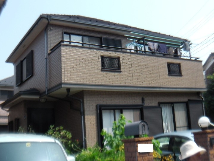 外壁塗装工事前のお住まい