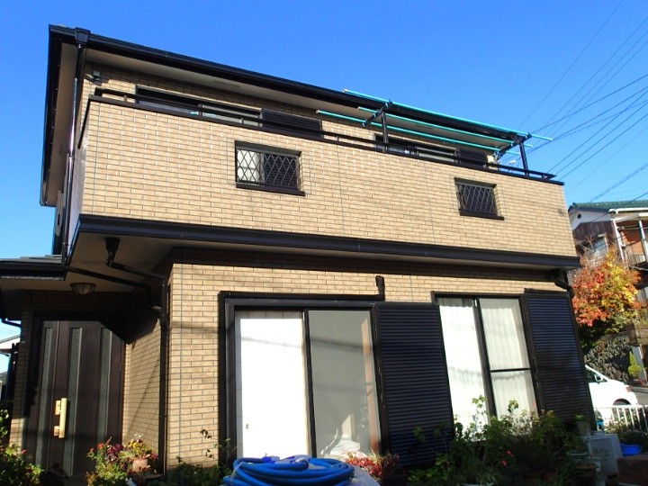 UVプロテクトクリヤーを用いて外壁塗装工事を行ったお住まい
