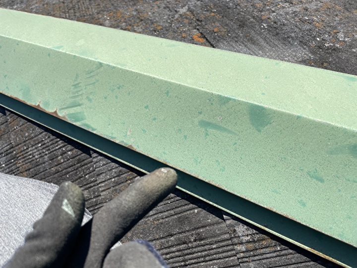 屋根材のチョーキング症状